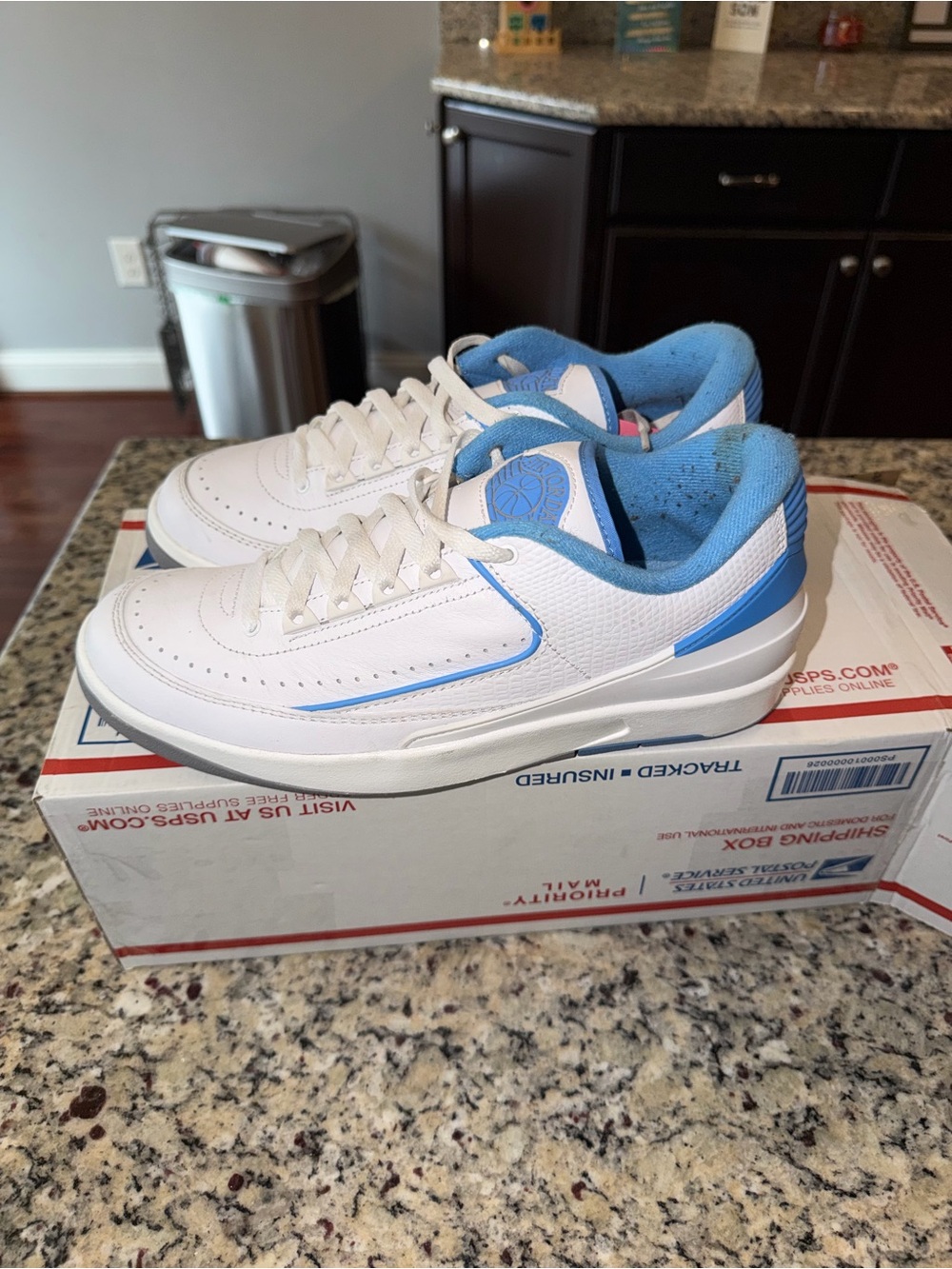 Size 9 Jordan 2 Retro Low UNC SKU DV9956-104 Used